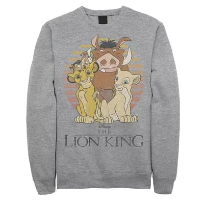 Disney's The Lion King Men's Retro Striped Sweatshirt