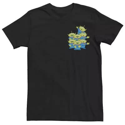 Disney / Pixar's Toy Story Aliens Men's Group Left Chest Tee