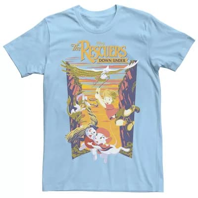Men's Disney The Rescuers Down Under Movie Poster Tee