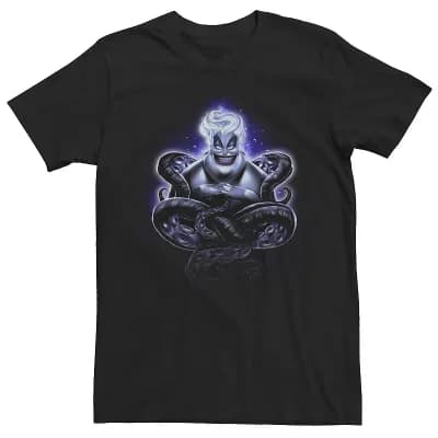 Disney's Villains Ursula Purple Glow Portrait Men's Tee