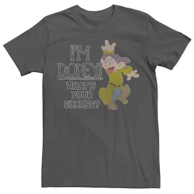 Disney's Snow White I'm Dopey What's Your Excuse Men's Tee