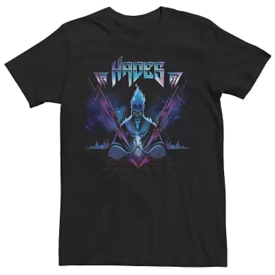 Disney's Villains Hades Men's Rock N Roll Style Portrait Tee