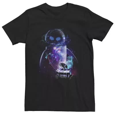 Disney / Pixar's WALL-E & Eve Men's Galaxy Poster Tee