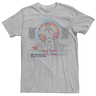 Disney / Pixar's Toy Story Duke Kaboom Men's Checkered Target Tee