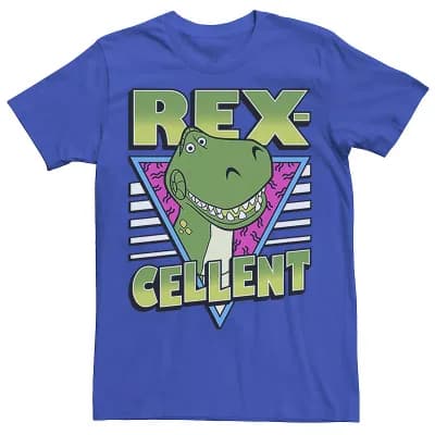 Disney / Pixar's Toy Story 4 Men's Retro Rex-cellent Portrait Tee