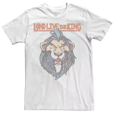 Disney's The Lion King Geometric Scar Long Live The King Men's Tee