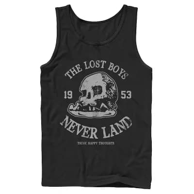 Disney's Peter Pan The Lost Boys Never Land 1953 Skull Island Men's Tank Top