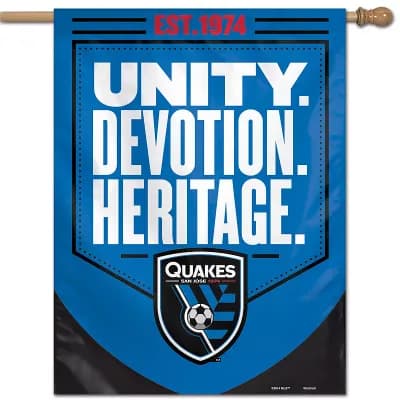 WinCraft San Jose Earthquakes 28" x 40" Single-Sided Vertical Banner
