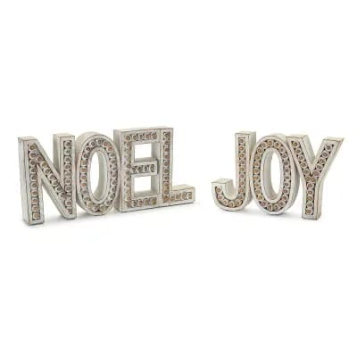 Melrose Noel & Joy Decor 2 pc Set