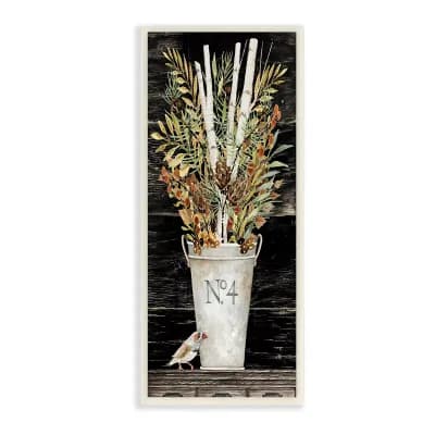 Stupell Home Decor Rustic Forest Greenery Plaque Wall Art