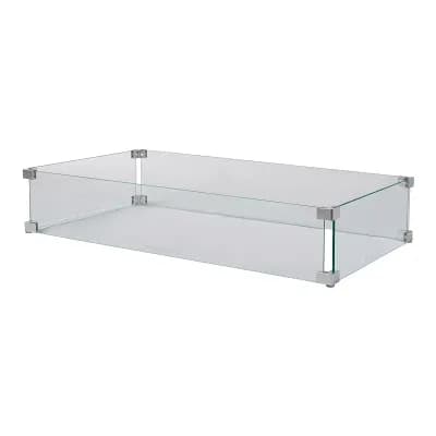 Fire Sense Rectangular Fire Pit Wind Guard
