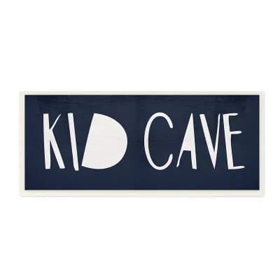 Stupell Home Decor Kid Cave Sign Framed Wall Art