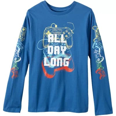 Boys 2-20 Lands' End Long Sleeve Graphic Tee