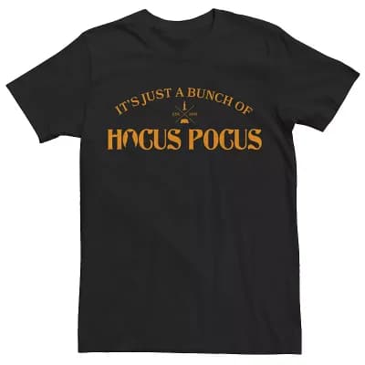 Disney's Hocus Pocus Men's It's Just A Bunch Of Hocus Pocus Tee