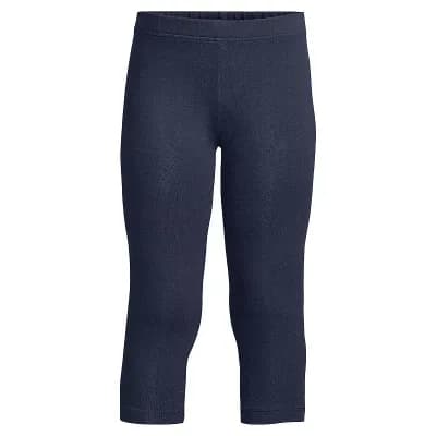 Girls 10-20 Lands' End Tough Cotton Capri Leggings in Plus Size