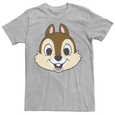 Disney's Chip And Dale Chip With Transparent Cheeks Men's Tee