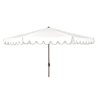 Safavieh Venice Scallop Crank Umbrella