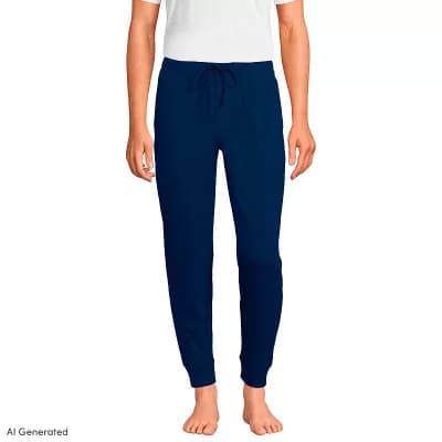 Men's Lands' End Knit Jersey Joggers