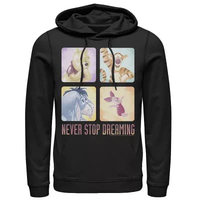Disney's Winnie The Pooh Friends Never Stop Dreaming Men's Hoodie