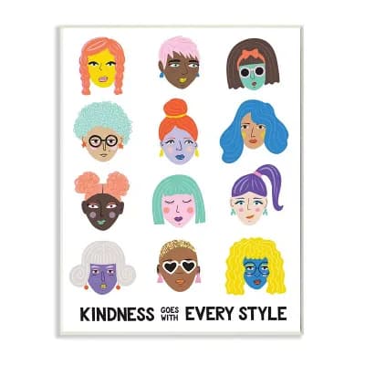 Stupell Home Decor Kindness Every Style Plaque Wall Art