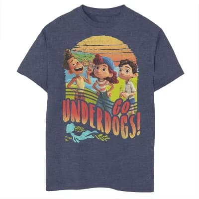 Disney / Pixar's Luca Boys 6-20 Go Underdogs Group Shot Graphic Tee