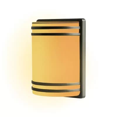 Techko Outdoor Solar Wall Sconce Light - Circle Design