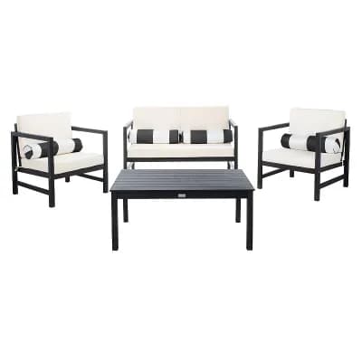 Safavieh Montez Outdoor Loveseat, Chair & Coffee Table 8 pc Set