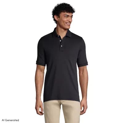 Big & Tall Lands' End Classic-Fit Supima Polo