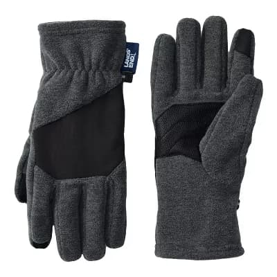 Men's Lands' End T200 Fleece EZ Touch Gloves