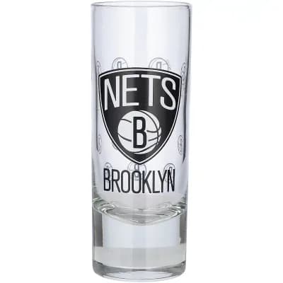 Brooklyn Nets 2.5oz. Satin-Etched Tall Shot Glass