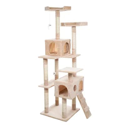 Pet Adobe 5.5-ft. Multi-Level Cat Tree House