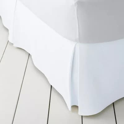 Lands' End California Basketweave Matelasse Bedskirt