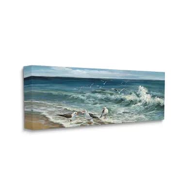 Stupell Home Decor White Caps on Incoming Tied Beach Wall Art