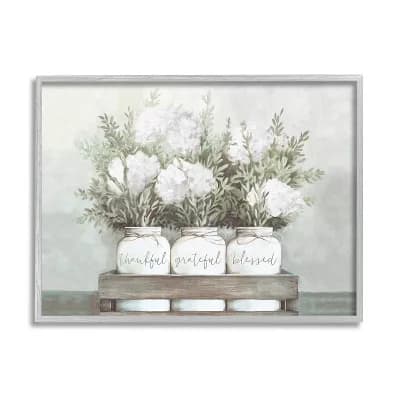 Stupell Home Decor Hydrangea Bouquet Sentiment Wall Art