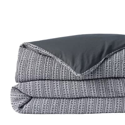 Lands' End Matelasse Textured Stripe Duvet Cover or Pillow Sham