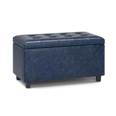 Simpli Home Cosmopolitan Storage Ottoman