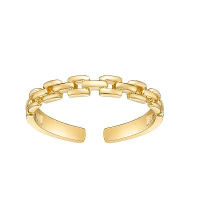 Lila Moon 10k Gold Link Chain Adjustable Toe Ring