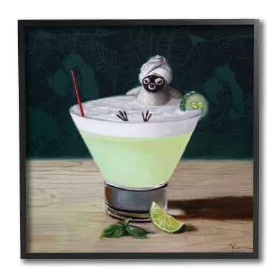 Stupell Home Decor Bird Bathing Framed Wall Art