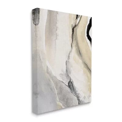 Stupell Home Decor Abstract Paint Strokes Fluid Canvas Wall Art