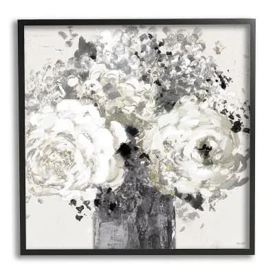 Stupell Home Decor Floral Arrangement Framed Wall Art
