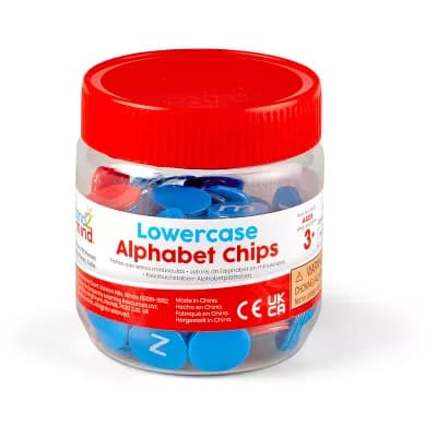 hand2mind Magnetic Lowercase Alphabet Chips