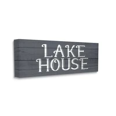 Stupell Home Decor Lake House Sign Wall Art