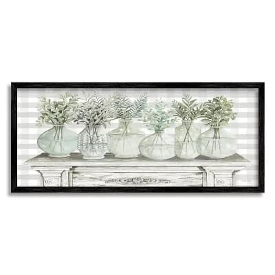 Stupell Home Decor Country Home Plants Herbs Framed Wall Art