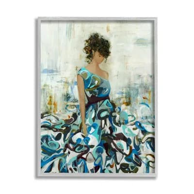 Stupell Home Decor Woman Detailed Dress Framed Wall Art