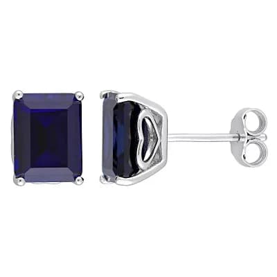 Stella Grace Sterling Silver & Gemstone Stud Earrings