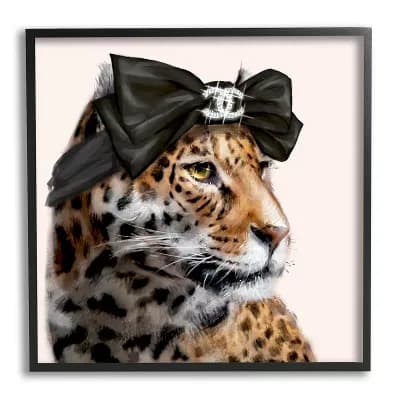 Stupell Home Decor Leopard Chic Wall Art