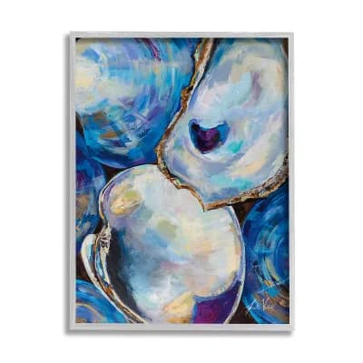 Stupell Home Decor Expressive Coastal Seashells Wall Art