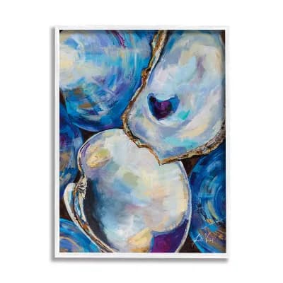 Stupell Home Decor Expressive Coastal Seashells Wall Art