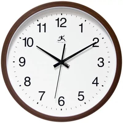 Infinity Instruments Office Round Wall Clock