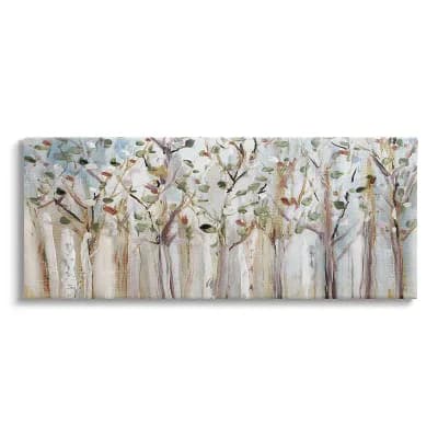 Stupell Home Decor Abstract Birch Trees Canvas Wall Art